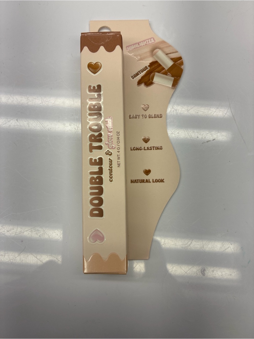 Double Trouble Contour & Highlight Stick – Nude/Beige Shades